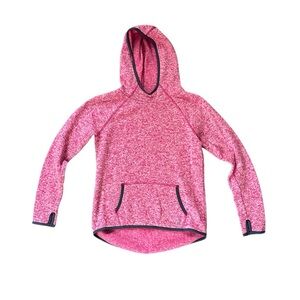 Xersion Pink and Black Hooded Sweatshirt Girls Size 16